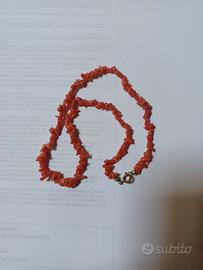 collana in corallo