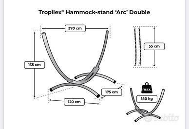 Amaca doppia completa