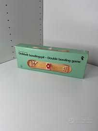 Gioco da tavolo bowling in legno