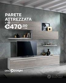 Parete attrezzata - Colori a scelta