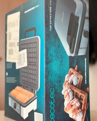 Piastra Waffle Cecotec 1200W NUOVA mai usata