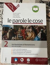 Libro Le parole le cose 2 B per scuola