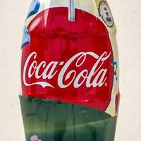 COCA COLA ITALIA "NATURA" bottiglia wrapped vetro