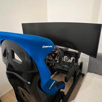 Sim racing simulatore guida completo di pc