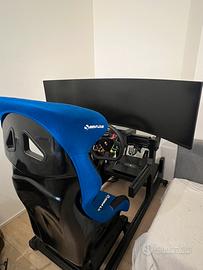 Sim racing simulatore guida completo di pc