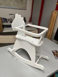 CAVALLO A DONDOLO CHILDHOME BIANCO