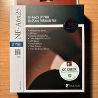 Ventola Noctua NF-A6x25 5v