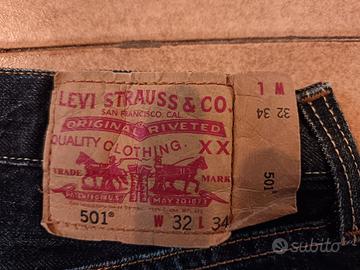 3 Jeans e Pantaloni taglia 32/33-34 Levi's, Sisley