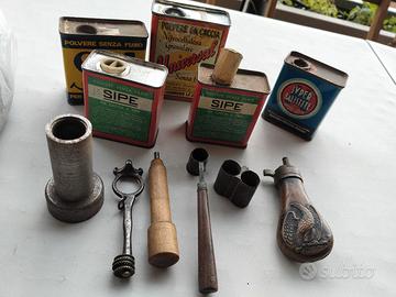 scatole vuote vintage e.piccoli attrezzi