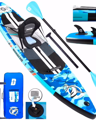 ??? duraero sup / kayak 2 in 1 - nuovo