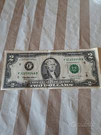 due dollari americani  anno 1995