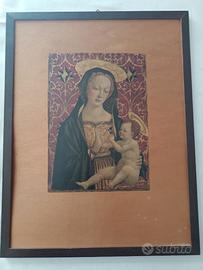 Quadro Madonna con Bambino