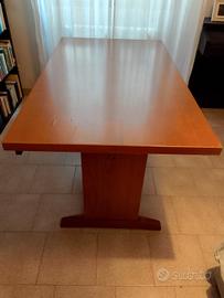 tavolo in legno ciliegio 140x80