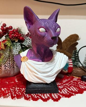 Statuetta gatto sphynx