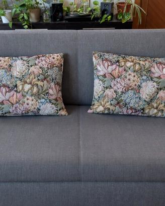 2 fodere jacquard floreale 60x40” NUOVI