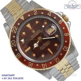 ROLEX GMT Master 16753 burgundy Tiger Eye Nipple