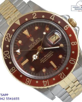ROLEX GMT Master 16753 burgundy Tiger Eye Nipple