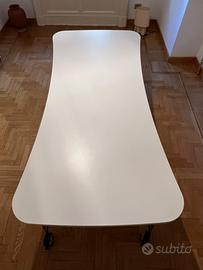 Scrivania Kartell Max 190 ruote Ferruccio Laviani