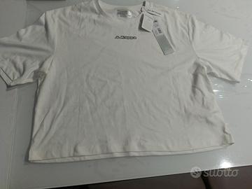T short kappa bianca donna nuova
