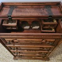 Settimino con scrittoio a ribalta