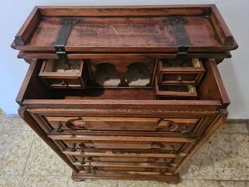 Settimino con scrittoio a ribalta