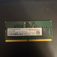 Transcend DDR5 SODIMM 8GB 5600Mbit/s