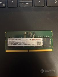 Transcend DDR5 SODIMM 8GB 5600Mbit/s