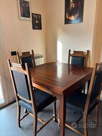 Tavolo lengo massello + 6 sedie