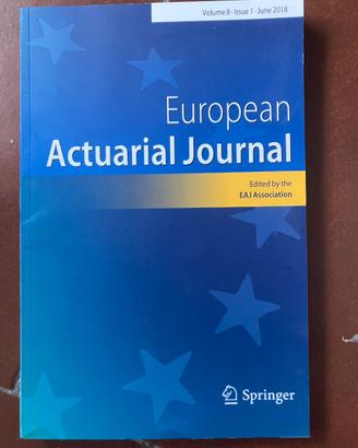 libro European Actuarial Journal Volume 8 springer