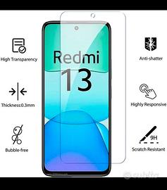 VETRO PROTETTIVO REDMI 13 + kit applicazione 