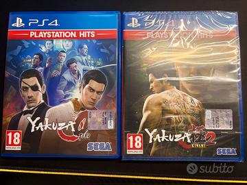 Yakuza 0 e Yakuza Kiwami 2 PS4