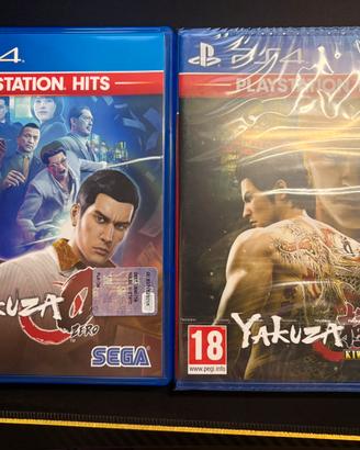 Yakuza 0 e Yakuza Kiwami 2 PS4