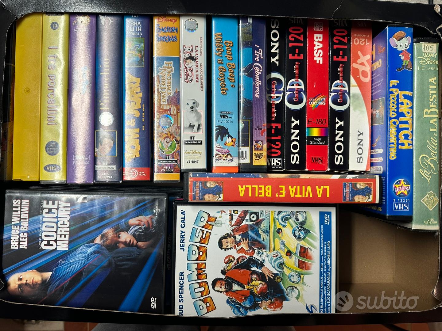 Cassette VHS varie + DVD vari - Audio/Video In vendita a Modena