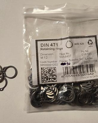 Anelli seeger per alberi – DIN 471 – per alberi