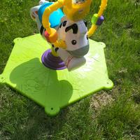Zebra cavalcabile saltella e gira Fisher price 