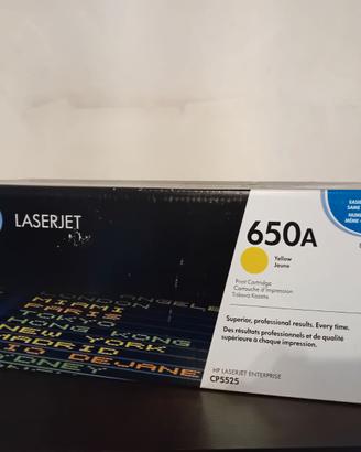 HP CE272A 650A TONER GIALLO ORIGINALE