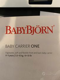 Marsupio Carrier one BabyBjörn