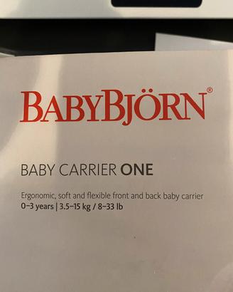 Marsupio Carrier one BabyBjörn