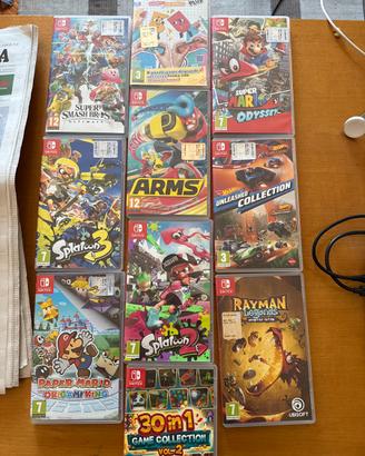 Giochi nintendo switch mario smash splatoon