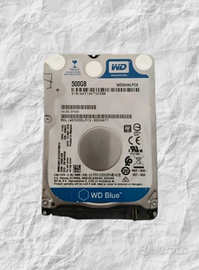Hard disk 500GB 2,5"