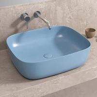 Lavabo da appoggio Azzurro Opaco Art. LT.2143-MBL