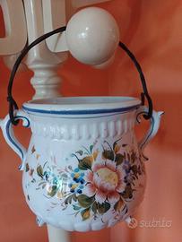 pitale ceramica vintage, fioriera