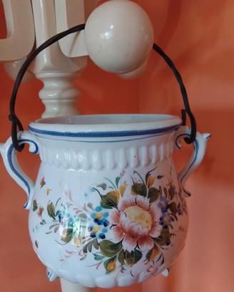 pitale ceramica vintage, fioriera