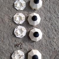 4 alloggiamenti interruttori vintage pavimento