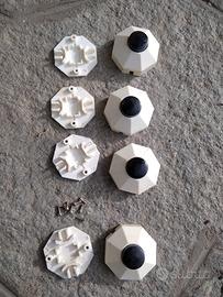 4 alloggiamenti interruttori vintage pavimento