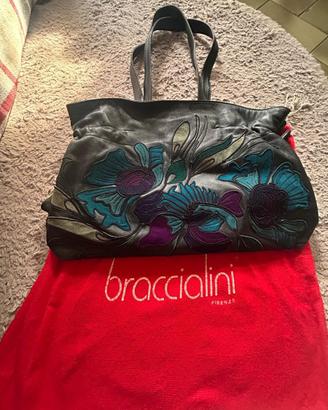 Borsa in pelle vintage Braccialini