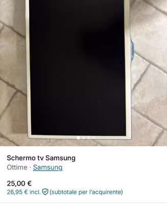 Schermo TV Samsung