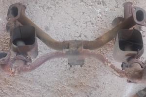 Collettore scarico aspirazione citroen  2cv