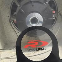 Subwoofer Alpine Type R 12 + Amplificatore boss 