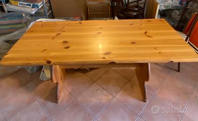 Tavolo fratino in legno massello di pino